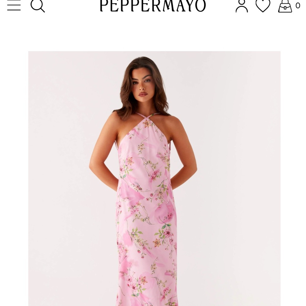 Peppermayo Blush Floral Maxi Dress - NWT - Size 8